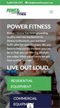 Mobile Screenshot of powerfitnessinc.com
